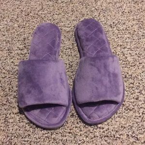 Purple slippers-never worn